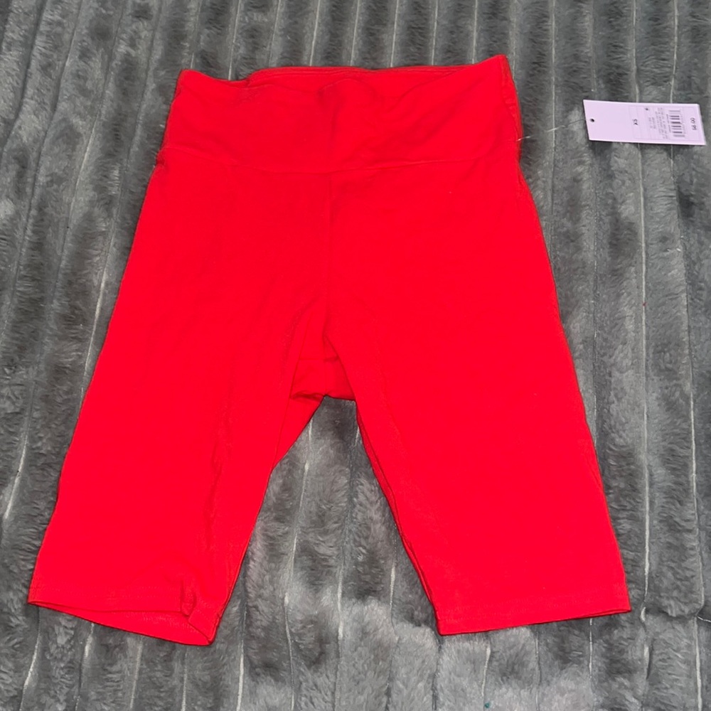 Wild Fable Red Biker Shorts